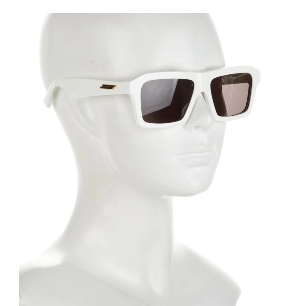 Bottega Veneta White Sunglasses